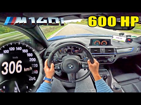 600HP BMW M140i is FAST as HELL on the UNLIMITED AUTOBAHN!