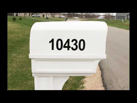 Number Stickers For Mailbox