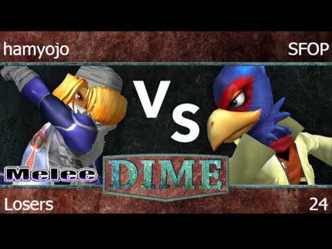 DIME 24 - FX | hamyojo (Sheik) vs SFOP (Falco) Losers - Melee