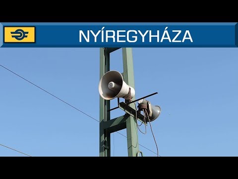 Hangosbemondás Nyíregyházán / Station announcements in Nyíregyháza