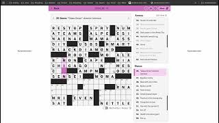 Solving the WaPo Crossword 10/13 in 2:42 (New Monday PR)