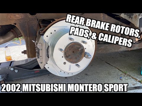 How To: Replace Rear Brake Rotors, Pads, & Calipers on a 2002 Mitsubishi Montero Sport