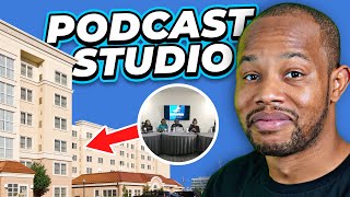 I Turned A HOTEL Into An 8-Person Video PODCAST STUDIO