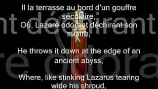 Le Flacon ( Baudelaire ) - french poem - by Modern Cubism ( with translation )