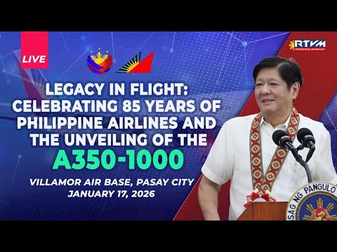Legacy in Flight: Celebrating 85 Years of PAL & Unveiling of the A350-1000Pasay City / Jan. 17, 2026