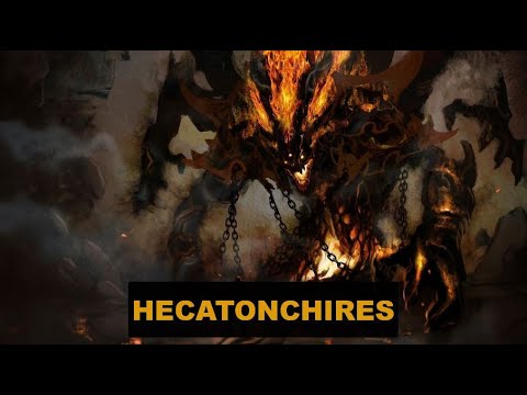 The Hecatonchires - the hundred hands giants!