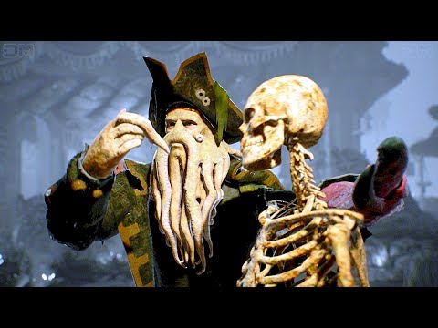 MK1 Davy Jones Performs All Fatalities - Pirates Of The Caribbean Fortnite