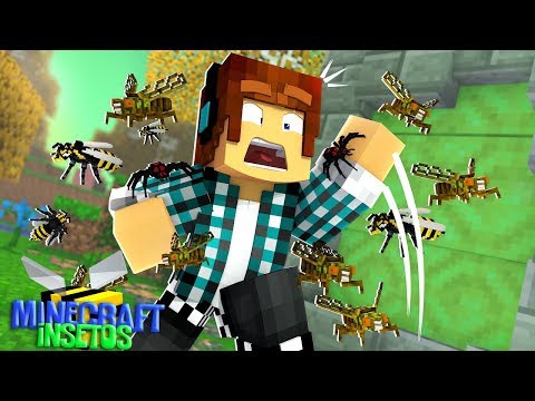 Minecraft Insetos #01 - NOVA SÉRIE SURVIVAL EM UM MUNDO DE INSETOS!