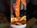 Giant King Crab Leg Seafood Boil Mukbang