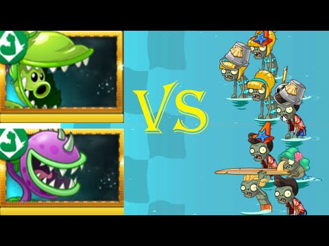 PVZ 2 Snap Pea vs Chomper lv 100 Plants vs zombies 2