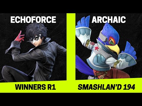 SmashLAN'd 194 Winners R1 - EchoForce (Joker) vs Archaic (Falco) - SSBU Tournament