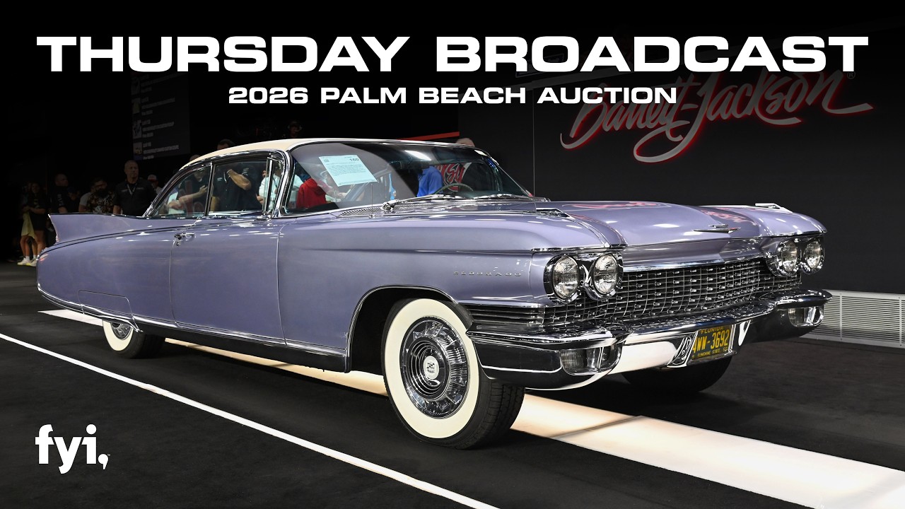 FYI Thursday Broadcast Replay // Barrett-Jackson 2026 Palm Beach Auction // Thursday, April 16