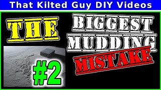 This is what Happens when you try to SAND BAD MUDDING SMOOTH