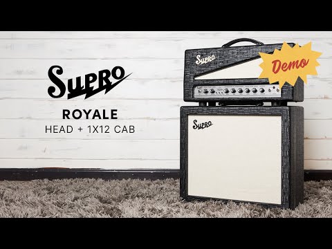 Supro 1932RH Royale 50W Tube Amplifier Head with Footswitchable Boost (Black Scandia)