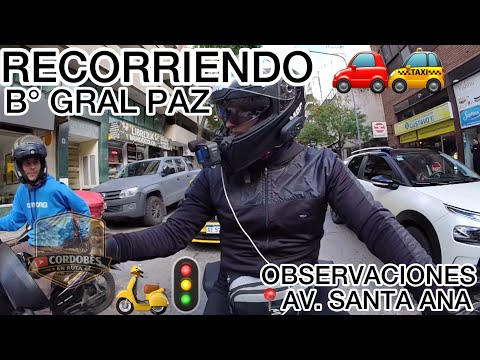 MOTOVLOG POR CÓRDOBA 🔥 TRAMO COMPLETO POR AV. SANTA ANA HASTA BARRIO GENERAL PAZ, CÓRDOBA 🛵