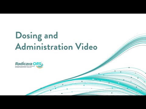 RADICAVA ORS® (edaravone) Administration and Dosing Schedule