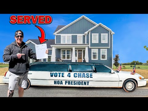 WE SERVED THE HOA BOARD WITH PAPERS