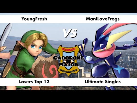 Gaborone Major - YoungFresh (Mewtwo, Young Link) Vs. ManILoveFrogs (Greninja) Losers Top 12