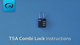 TSA Combi Lock aqua