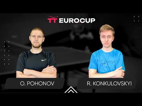 08:15 Oleksandr Pohonov - Roman Konkulovskyi 21.04.2025 TT Euro.Cup Ukraine Master Table 3