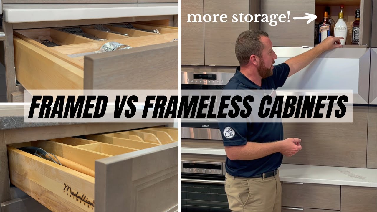 Framed vs. Frameless Cabinets | Which Is Better?