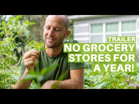 , title : 'I Grew and Foraged 100% of My Food for an Entire Year! (trailer)'