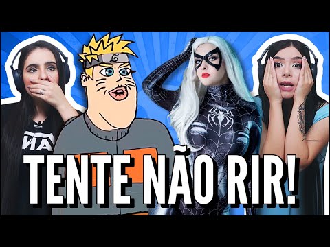 JOVENS REAGEM A MEMES CURIOSOS DO UNUSUAL MEMES - TENTE NÃO RIR - A DORA PERDEU A CABEÇA!