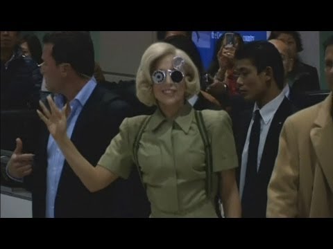Lady Gaga in Japan: Lady Gaga lands in Japan to promote new album Artpop