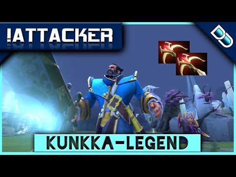 !Attacker Kunkka ✪ K-LEGEND Full Game ✪ DOTA2