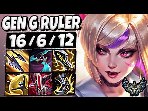 Xayah vs Kaisa ADC [ Gen.G Ruler ] Patch 25.8 Korea Challenger ✅