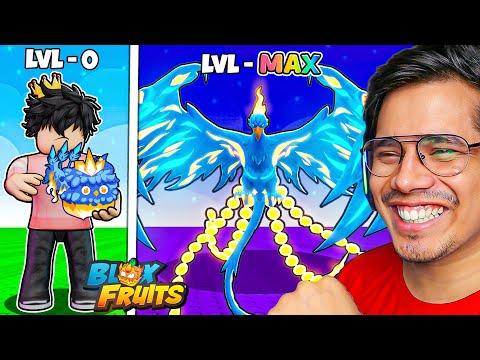 NOOB TO PRO WITH RANDOM GATCHA FRUIT IN BLOX FRUITS | Roblox 😱