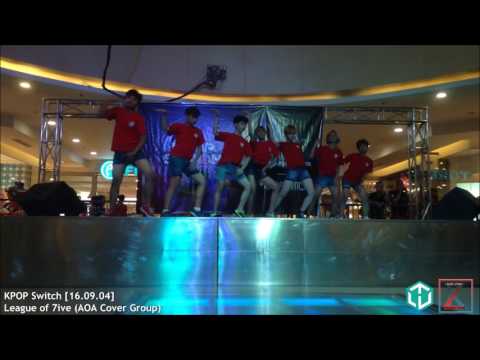 League of 7ive (AOA Cover Group) on KPOP Switch