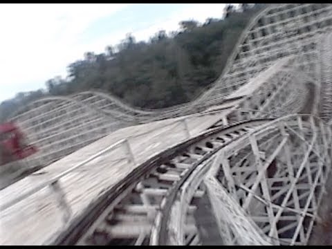 Skyliner Roller Coaster POV - Lakemont Park 1999 Front Seat Ride