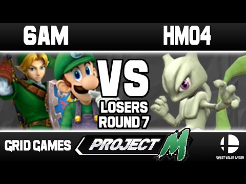 6am (Luigi/Link) VS HM04 (Mewtwo) | Grid Weekly Losers Round 7