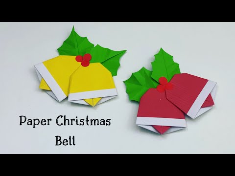 How To Make Easy Paper Christmas Bell  For Kids / Nursery Craft Ideas /Paper Craft Easy/KIDS crafts