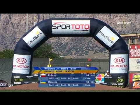 Poland v Ukraine – recurve junior men's team bronze | World Archery Youth Championships 2009