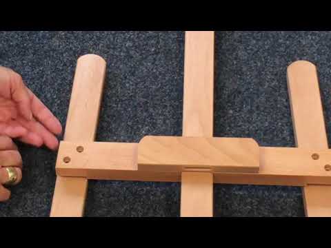 Aufbauanleitug Staffelei COMO