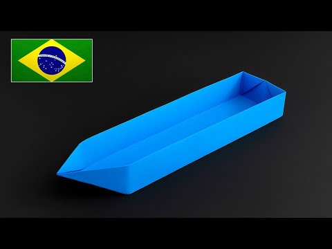 Origami de Barco de Papel que Flutua de Verdade – Fácil e Rápido
