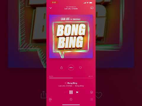 Laa lee ft cristale - bong bing audio