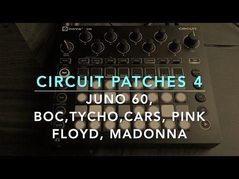 Novation Circuit Patches 4, BOC, Tycho, Madonna, Beatles, Pink Floyd