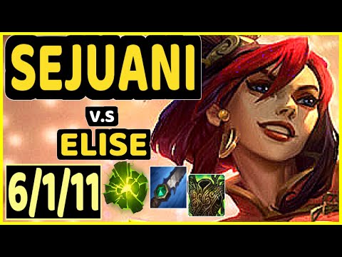 NJI (SEJUANI) vs ELISE - 6/1/11 KDA JUNGLE CHALLENGER GAMEPLAY - EUW