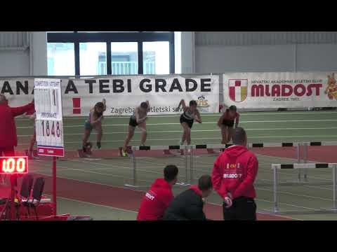 60m prepone KADETKINJE [Ž], 2 skupine - Dvoranski miting Mladost 2024