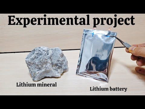 How do I make a lithium battery? Converting lithium ore into a battery.