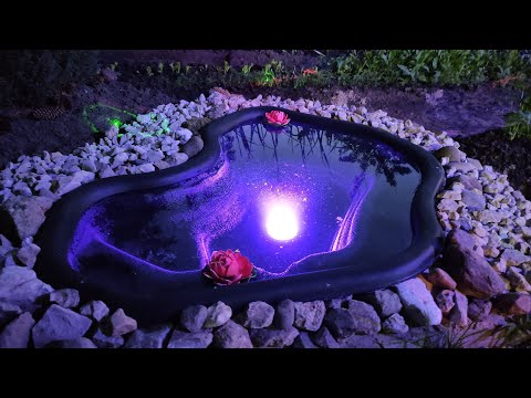 Светодиодный подводный RGB светильник / RGB LED underwater light