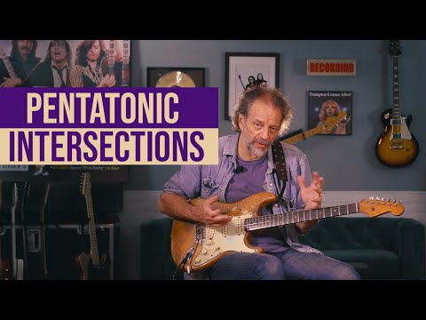Linking parallel major and minor pentatonic patterns for blues soloing with Andy Aledort