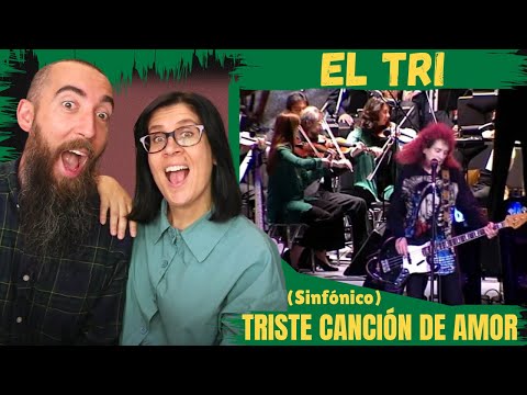 El Tri - Triste Canción de Amor (Sinfónico) (REACTION) with my wife