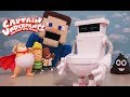 Captain Underpants Movie Toys Talking Toilet Action Figure Unboxing Robot Puppet Steve Poopy pants