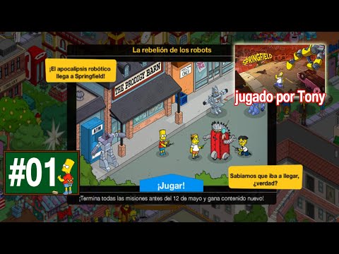 Los Simpson Springfield "Robots'21: Capítulo 1 - La Rebelión de los Robots" por Tony