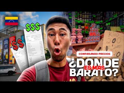¿Cuánto cuesta la comida en Caracas Venezuela? Mercado popular vs Supermercado | ベネズエラ カラカスの食料品はいくら？