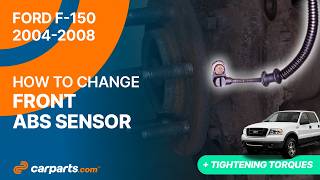 How to replace the Front ABS Sensor 2004 - 2008 Ford F-150 🚗